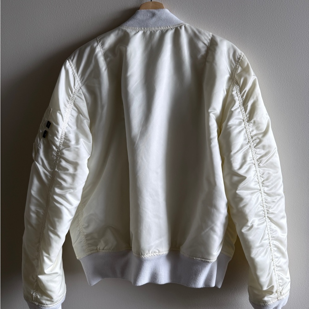 Opening Ceremony x Alpha Industries white MA1 Flight Bomber Jacket - Picture 5 of 7